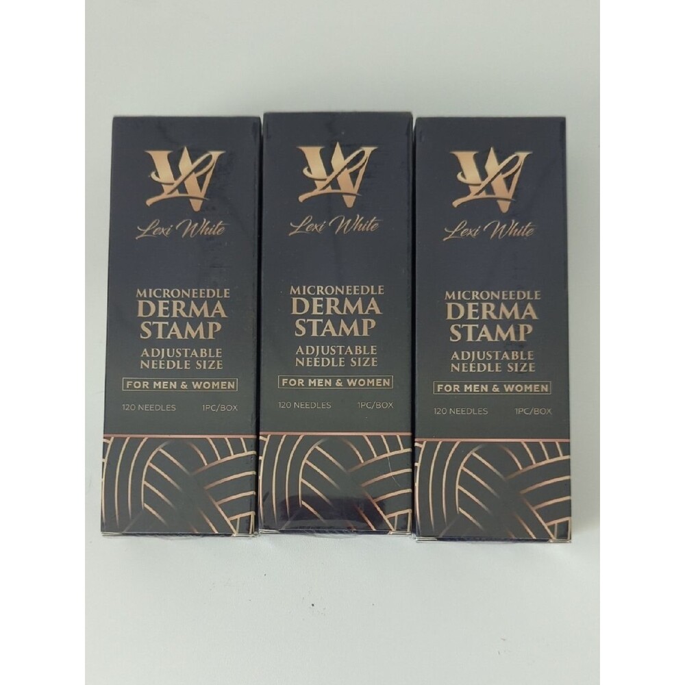 Lexi White Microneedle Derma Stamp 3 Pack